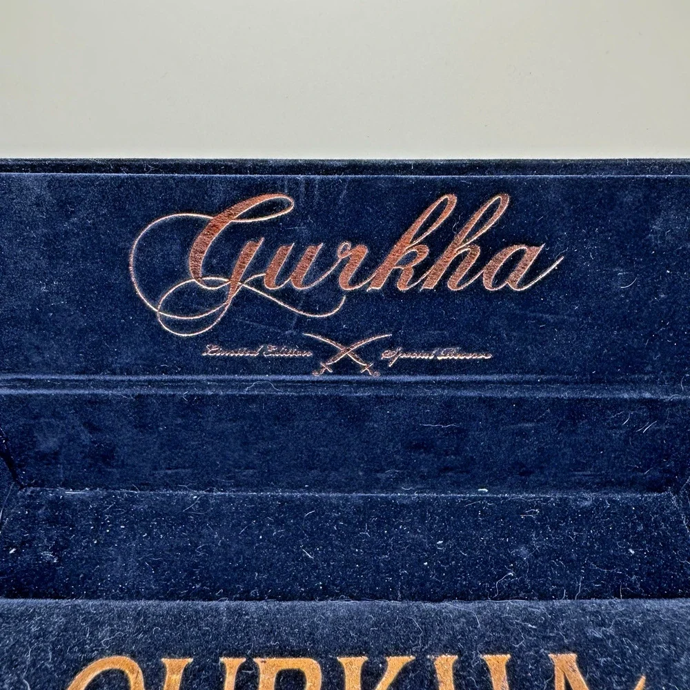 VTG Seduction Gurkha Estate Reserve Churchill Single Handmade EMPTY Cigar Box